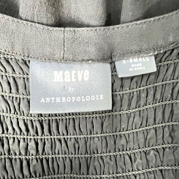 Maeve By Anthropologie Womens Black Knee Length Long Sleeve Masse Dress X-Small - Picture 5 of 7